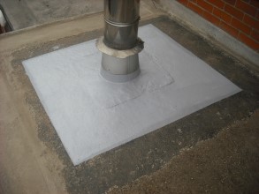 Fully reinforced joint with Belzona 3111 (Flexible Membrane) providing roof protection from leaks Fully reinforced joint with Belzona 3111 (Flexible Membrane) providing roof protection from leaks